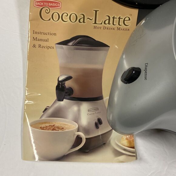 Back to Basics Cocoa Latte Hot Drink Maker Froth Dispenser CM300BR Hot Chocolate - Picture 7 of 13